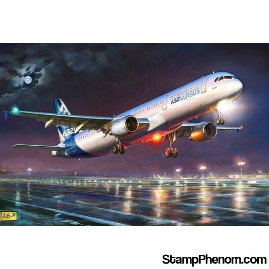 Zvezda - Airbus A-321 Passenger Airliner 1:144-Model Kits-ZveZda-StampPhenom