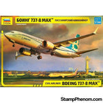Zvezda - B737-8 MAX Passenger Airliner 1:144-Model Kits-ZveZda-StampPhenom