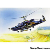 Zvezda - Russian Black Shark Hokum Attack Helicopter 1:72-Model Kits-ZveZda-StampPhenom