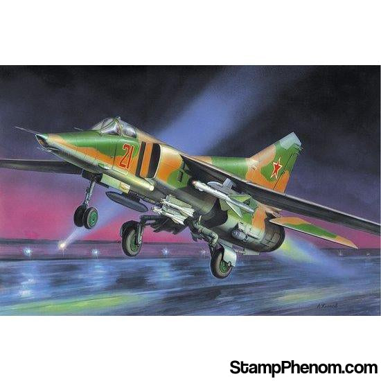 Zvezda - MiG27 Flogger D Soviet Fighter/Bomber 1:72-Model Kits-ZveZda-StampPhenom