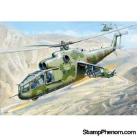 Zvezda - Mi-24A Hind Attack Helicopter 1:72-Model Kits-ZveZda-StampPhenom