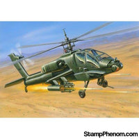 Zvezda - AH-64 Apache US Attack Helicopter (Snap Kit) 1:144-Model Kits-ZveZda-StampPhenom