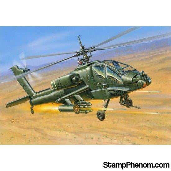 Zvezda - AH-64 Apache US Attack Helicopter (Snap Kit) 1:144-Model Kits-ZveZda-StampPhenom