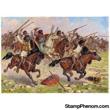 Zvezda - Carthagenian Numidian Cavalry III-I BC (17 Mtd) 1:72-Model Kits-ZveZda-StampPhenom