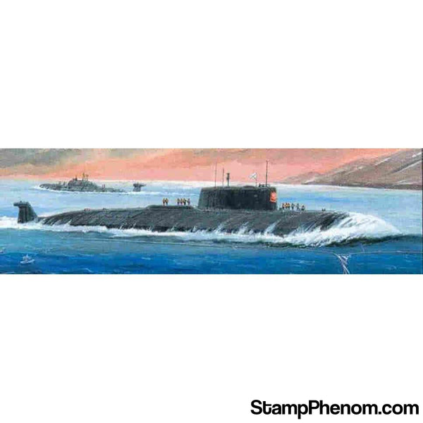 Zvezda - Russian K-141 Nuclear Submarine Kursk 1:350-Model Kits-ZveZda-StampPhenom