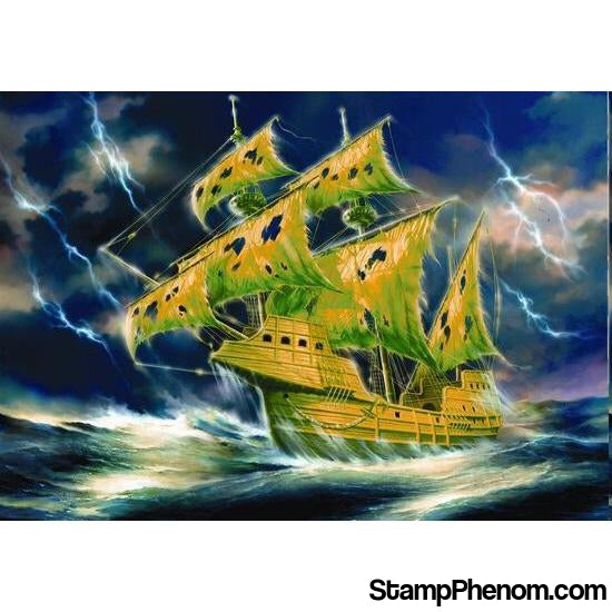 Zvezda - Flying Dutchman Ghost Ship Glow-in-the-Dark 1:100-Model Kits-ZveZda-StampPhenom